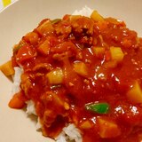 豚ひき肉は事前に茹でて！コチュジャン入り辛口カレー